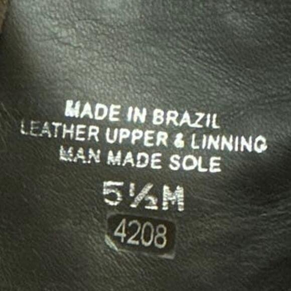 Tory Burch - Brown Suede "Aaden" Wedge Ankle Booties W/ Logo size 5.5 - Picture 11 of 11